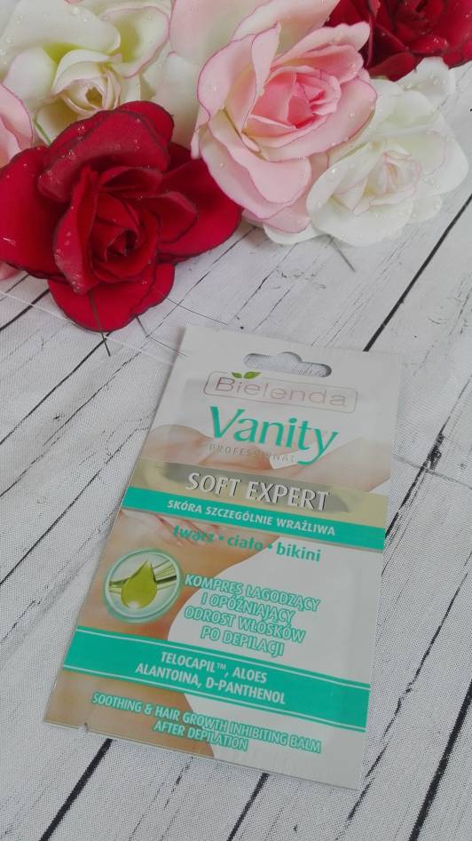 Bielenda  Vanity Soft Expert, kompres łagodzący i opóźniający odrost włosków po depilacji, skóra szczególnie wrażliwa