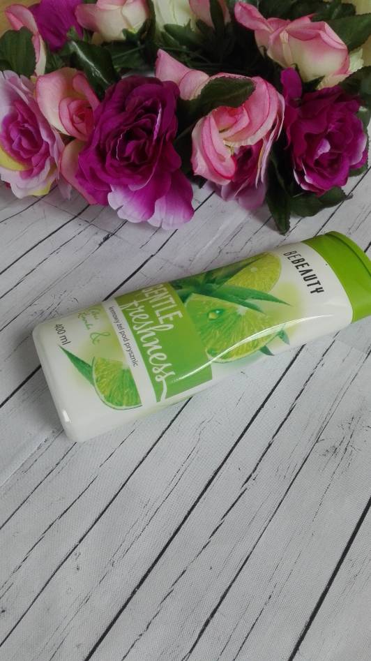 BeBeauty Gentle Freshness, Kremowy żel pod prysznic aloes i limonka