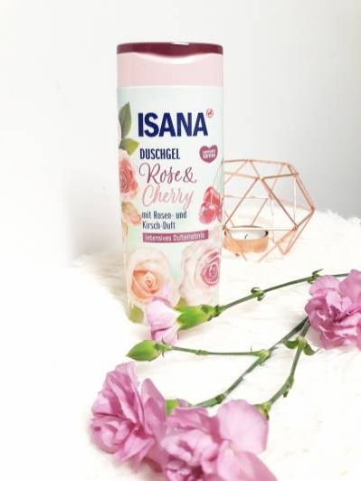 Isana Żel po prysznic, Rose&Cherry