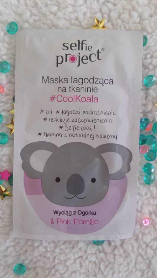 Selfie Project Maska do twarzy w płacie, Na tkaninie, #CoolKoala