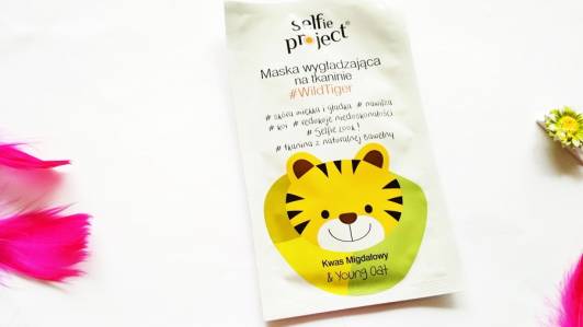 Selfie Project Maska wygładzająca na tkaninie #WildTiger