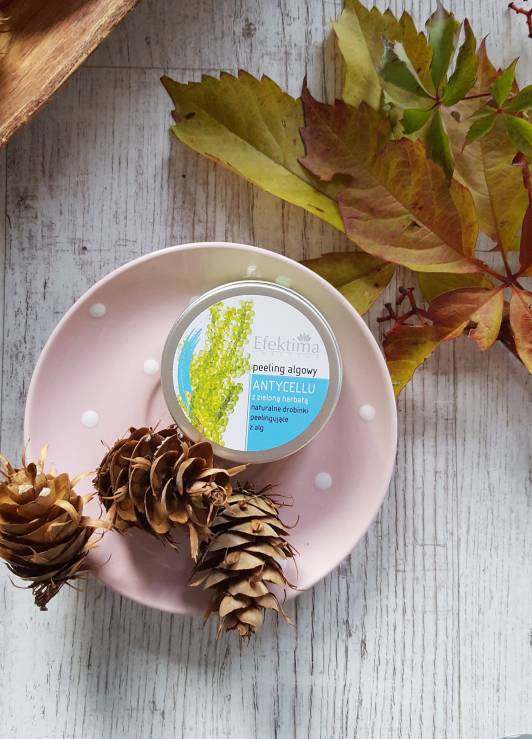 Efektima Antycellu, peeling algowy z zieloną herbatą