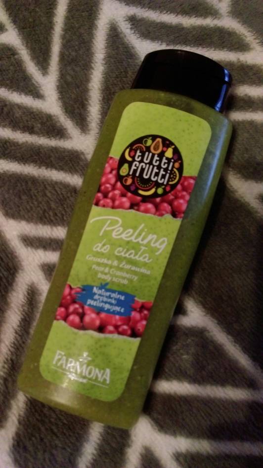 Tutti Frutti peeling do ciała, gruszka i żurawina