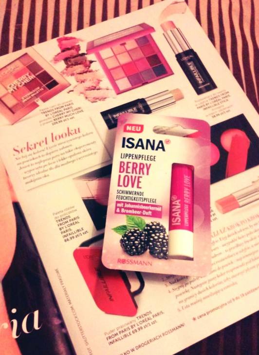 Isana Pomadka ochronna do ust, Berry Love