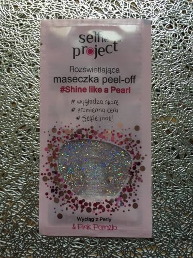 Selfie Project Maska do twarzy, Peel-off, Rozświetlająca, #Shine like a Pearl