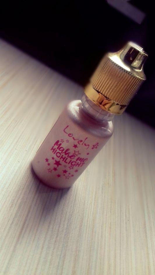 Lovely Make me highlighter, Rozświetlacz do twarzy, Płynny, nr 01