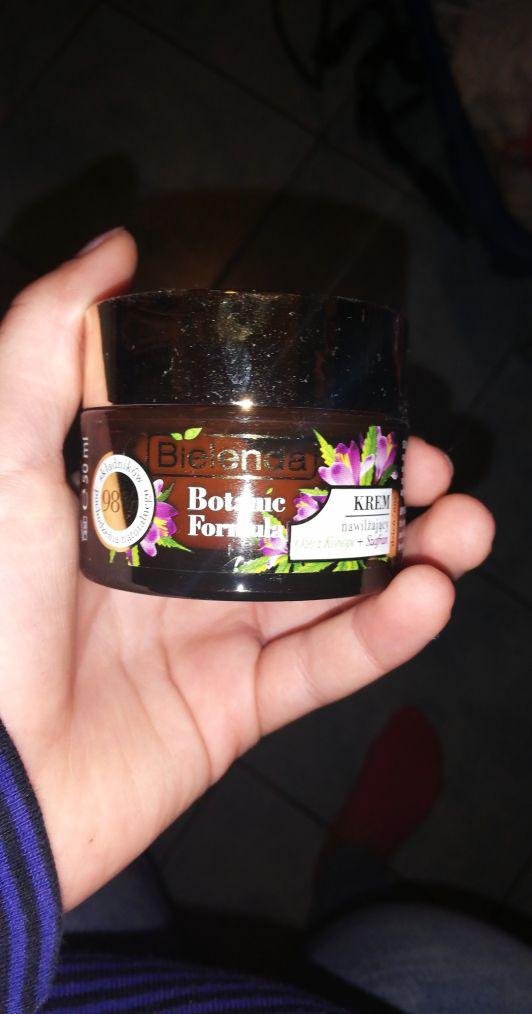Bielenda Botanic Formula, Krem do twarzy, Nawilżający, Olej z konopi + szafran