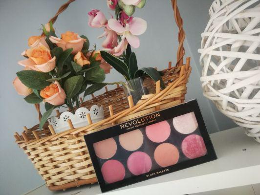 Makeup Revolution Paleta róży, Ultra Blush Palette, Sugar and Spice