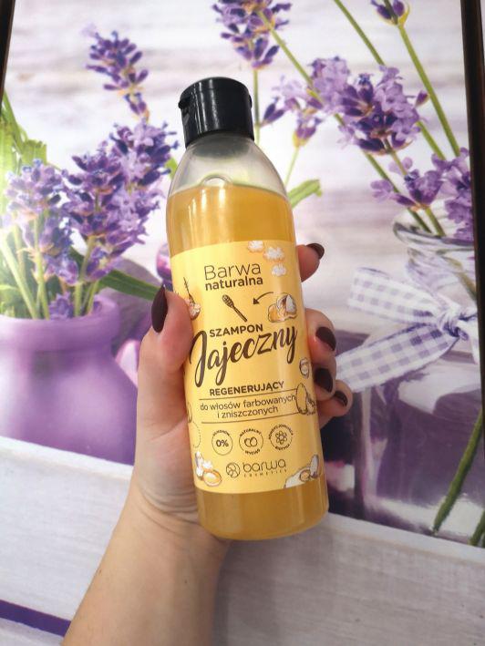 Barwa Naturalna, Szampon do włosów, Jajeczny, Regenerujący