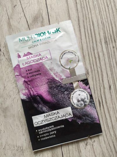 Multi BioMask Moisture & Clean, Maseczka do twarzy, Nawilżająca + Oczyszczająca
