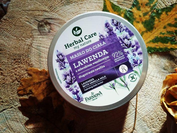 Farmona Herbal Care, Masło do ciała, Lawenda i mleczko waniliowe