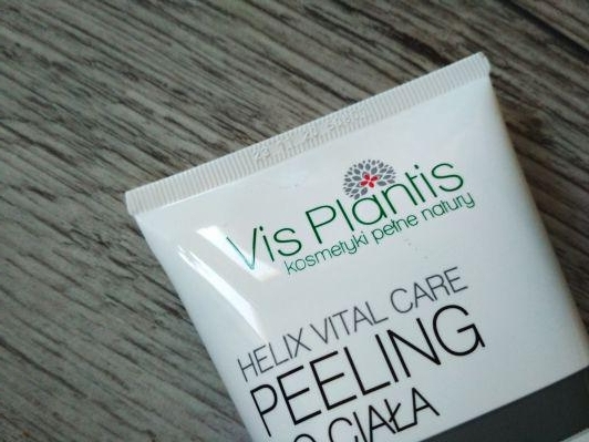 Vis Plantis Helix Vital Care, Peeling do ciała, Odżywczy, Filtrat ze śluzu ślimaka + ekstrakt z goji i arganu