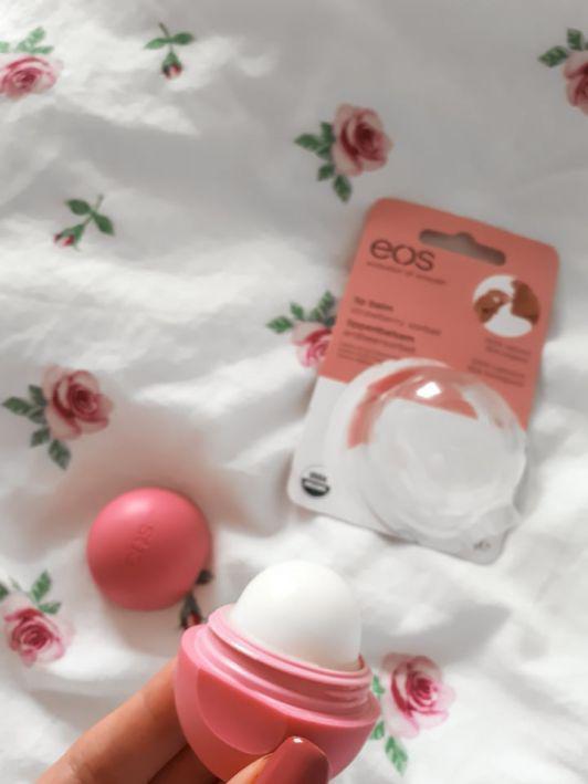 EOS Balsam do ust, Lip Balm, Strawberry Sorbet 