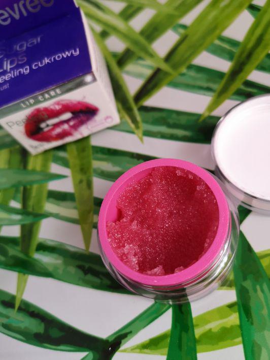 Evree Sugar Lips, Cukrowy peeling do ust, Poziomka