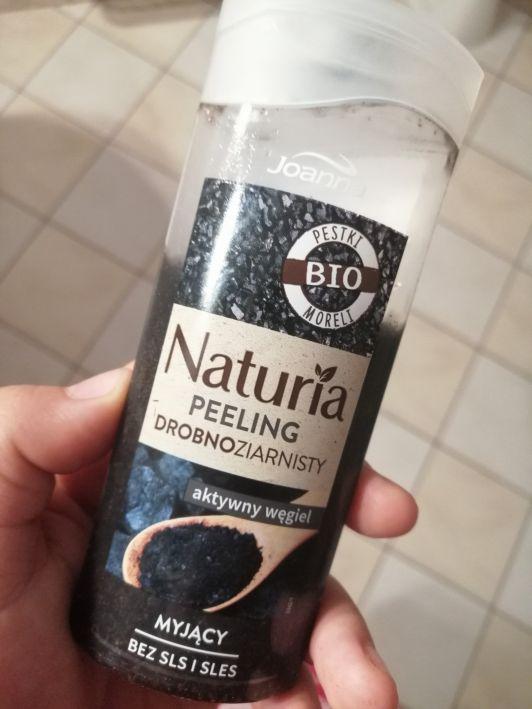 Joanna Naturia, Peeling myjący, Drobnoziarnisty, Aktywny węgiel