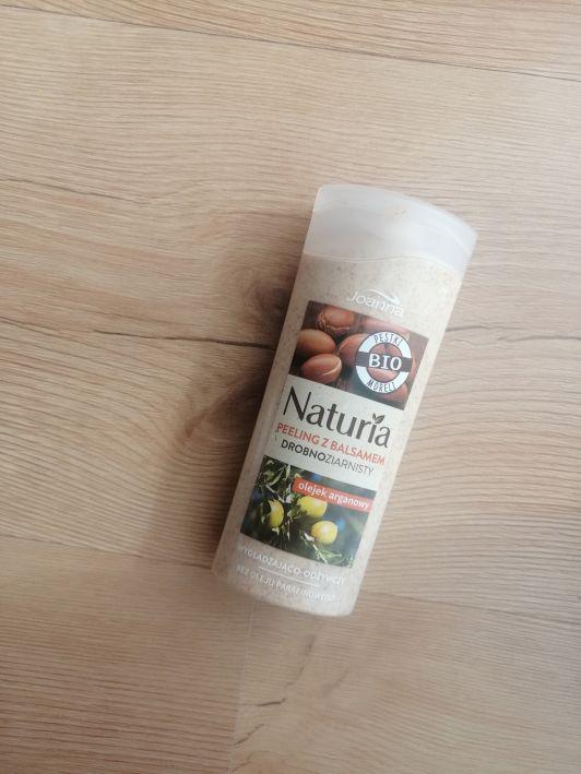 Joanna Naturia, Peeling z balsamem, Drobnoziarnisty, Olejek arganowy