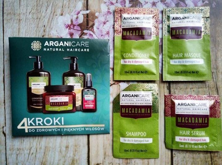 Arganicare, MACADAMIA, nawilżenie i odbudowa suchych i zniszczonych włosów