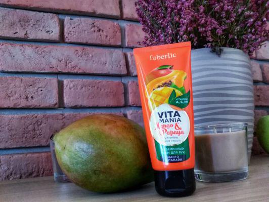 Faberlic Vitamania, krem do rąk mango i papaja