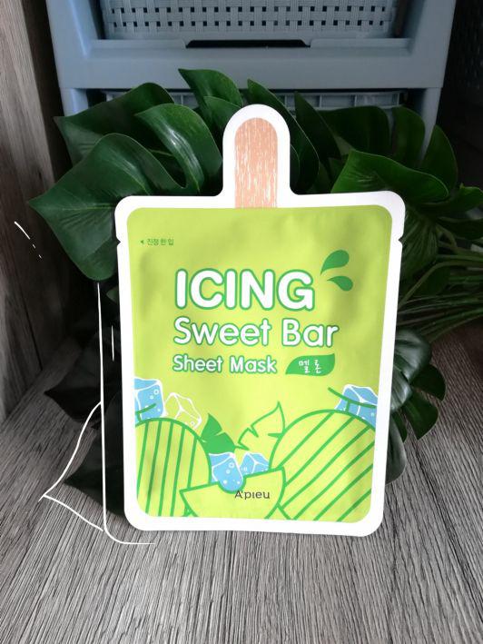 A'pieu Icing Sweet Bar, Maska do twarzy w płacie, Melon 