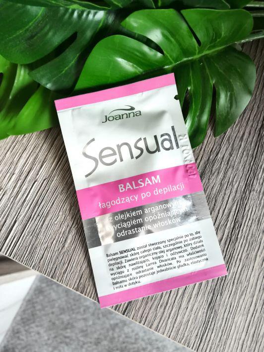 Joanna Sensual, Balsam łagodzący po depilacji, Olejek arganowy