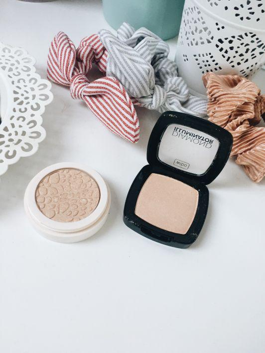 złote rozświetlacze 