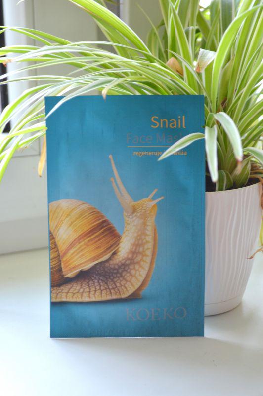 Snail Star Maska do twarzy w płacie, Snail Gel Extract