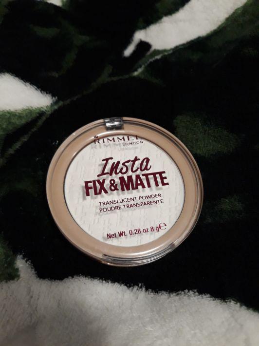 Rimmel Insta Fix&Matte , Puder transparentny, nr 001