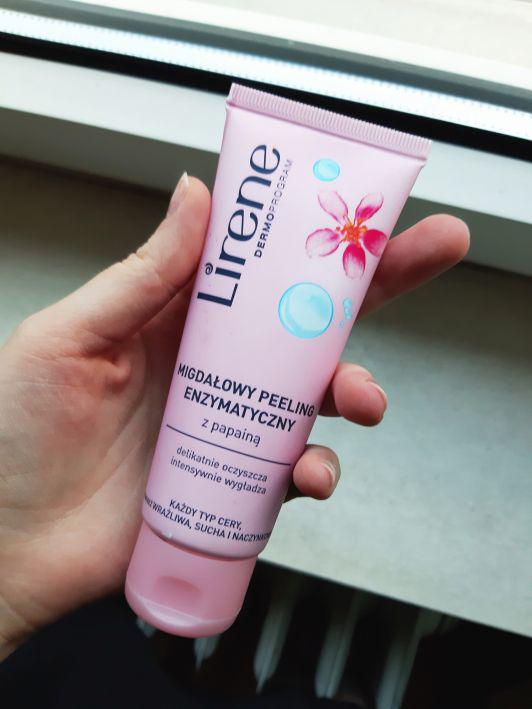 Lirene Peeling do twarzy, Enzymatyczny, Migdałowy, Z papainą