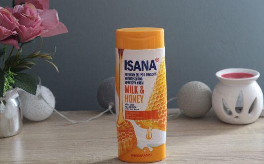 Isana Kremowy żel pod prysznic, Milk & Honey