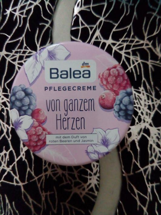 Balea Krem do ciała i twarzy, Pielęgnacyjny, Von Ganzem Herzen, Czerwone owoce i jaśmin