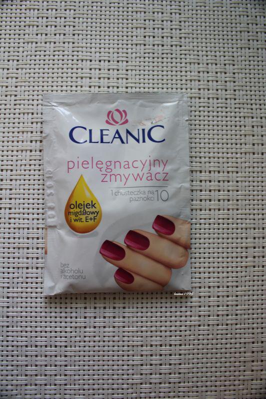Cleanic Zmywacz do paznokci w chusteczce, Pielęgnacyjny