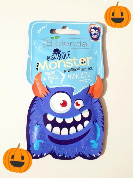 Bielenda Monster, Maska w płacie 3D, Boski Rolf, Nawilża