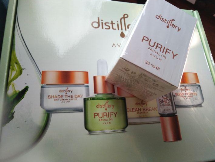 Avon Distillery, Purify Facial Oil regenerujący olejek do twarzy