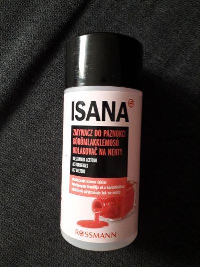 Isana Zmywacz do paznokci z olejkiem pielęgnacyjnym