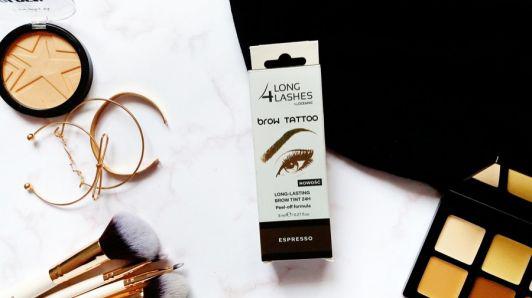 Long4Lashes Żel do brwi Peel-off, Brow Tattoo, Long-lasting Brow Tint 24h, Espresso