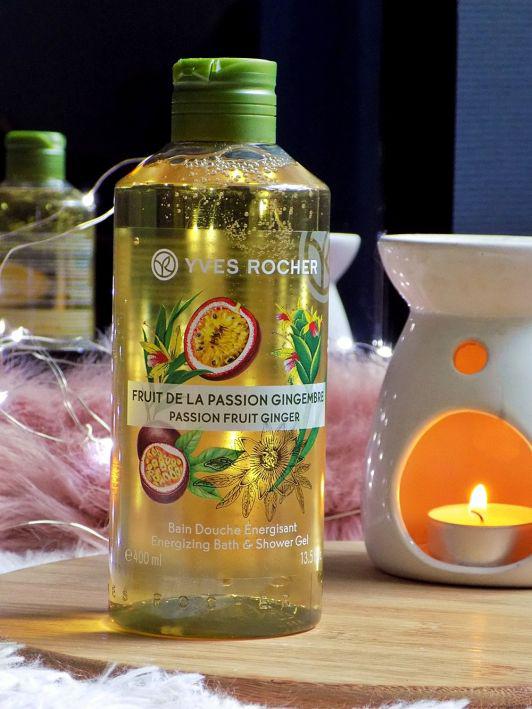 Yves Rocher Żel pod prysznic, Marakuja i imbir