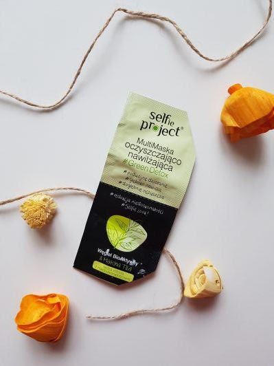 Selfie Project Maska do twarzy, MultiMaska, Oczyszajaca i nawilżająca, #GreenDetox