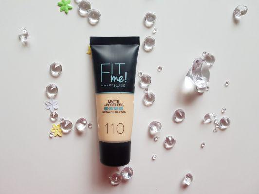 Maybelline Fit Me!, Podkład do twarzy, Matujący i wygładzający pory, nr 110