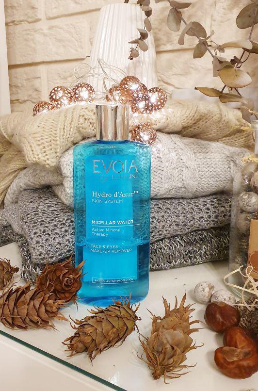 Evoia by Lorigine Hydro d'Azur, Micelar Water, Płyn micelarny do twarzy i oczu, Active Mineral Therapy