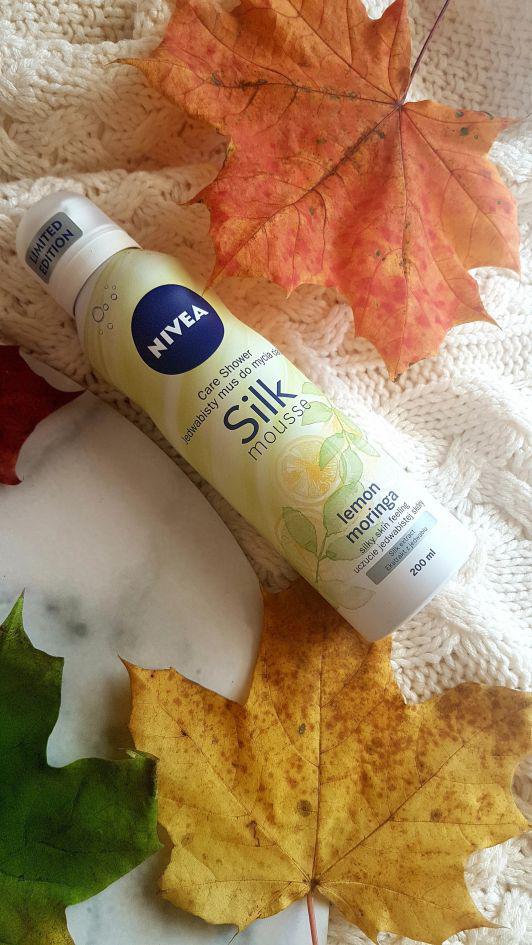 Nivea Silk Mousse, Jedwabisty mus do mycia ciała, Cytryna i moringa