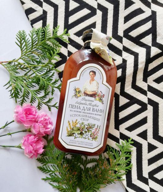 Bania Agafii Piana do kąpieli, Seria syberyjska, Na bazie korzenia z mydlnicy lekarskiej