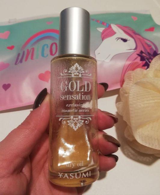 Yasumi Gold Sensation DryOil,Ekskluzywny złoty olejek do ciała
