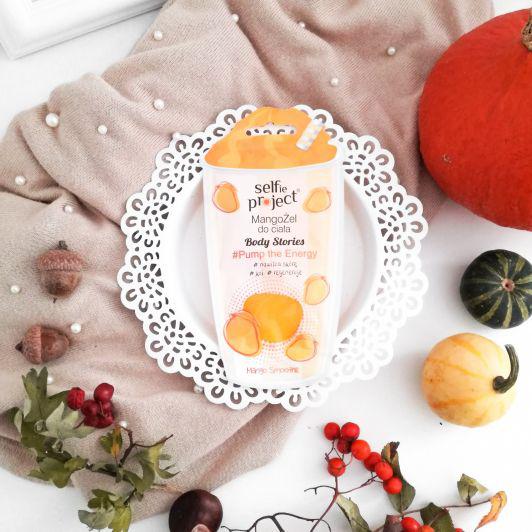 Selfie Project Body Stories, #PumpTheEnergy, Żel do ciała, Nawilża skórę, Koi, Regeneruje, Mango Smoothie