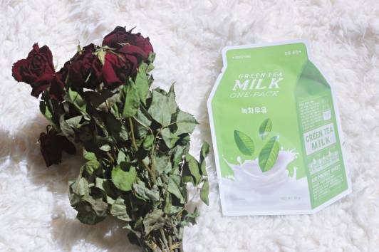 A'pieu Maska do twarzy w płacie, Green Tea Milk