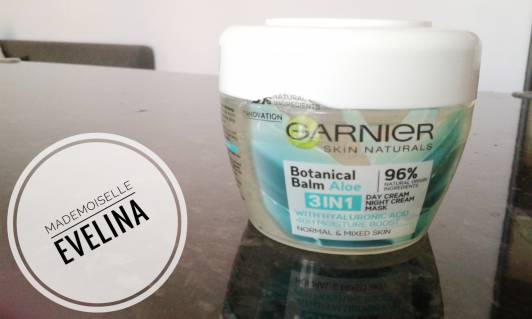 Garnier Botanical Balm Aloe 3 w 1, krem na dzień, na noc i maska do twarzy z aloesem i kwasem hialuronowym