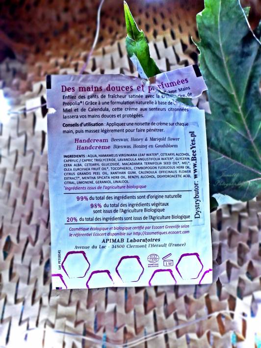 krem do rąk propolia beeyes