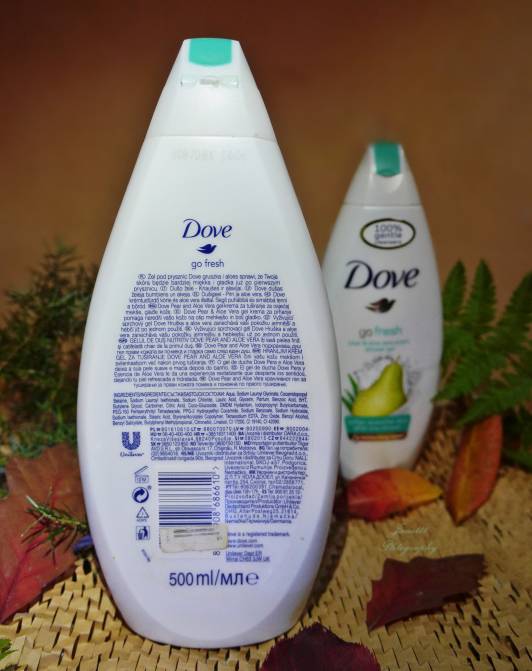 żel pod prysznic dove aloes gruszka 