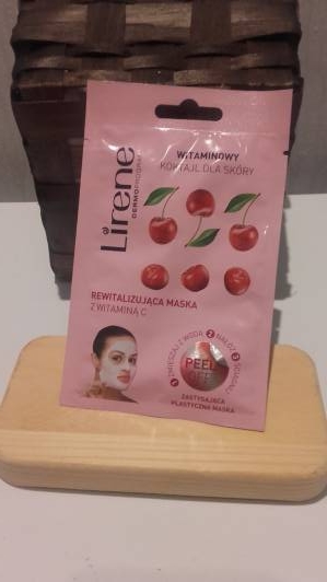 Lirene Dermoprogram, Witaminowy koktajl dla skóry z witaminą C, Rewitalizująca maska peel-off