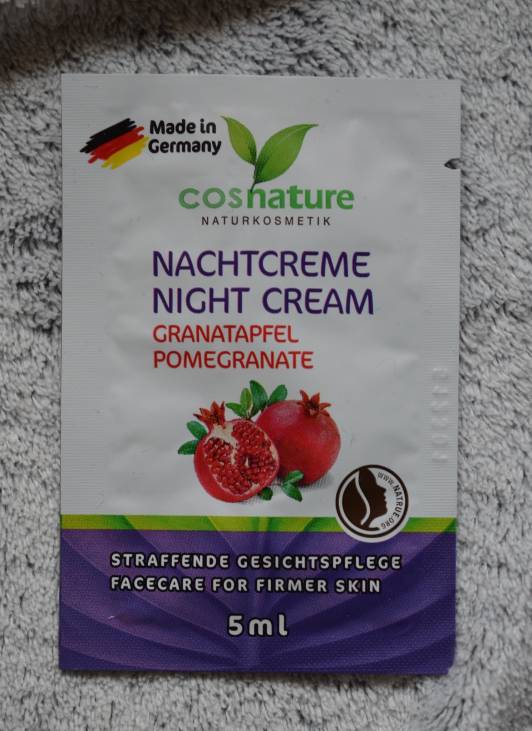 Cosnature Krem do twarzy, Na noc, Granat