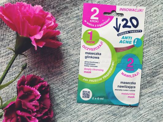 Anti acne maseczka oczyszczająca, nawilżająca